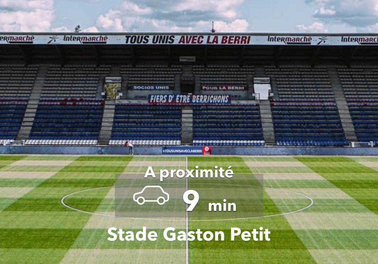 Le Studio Design ⸱ Stationnement Gratuit ⸱ Fibre Deols Exterior foto