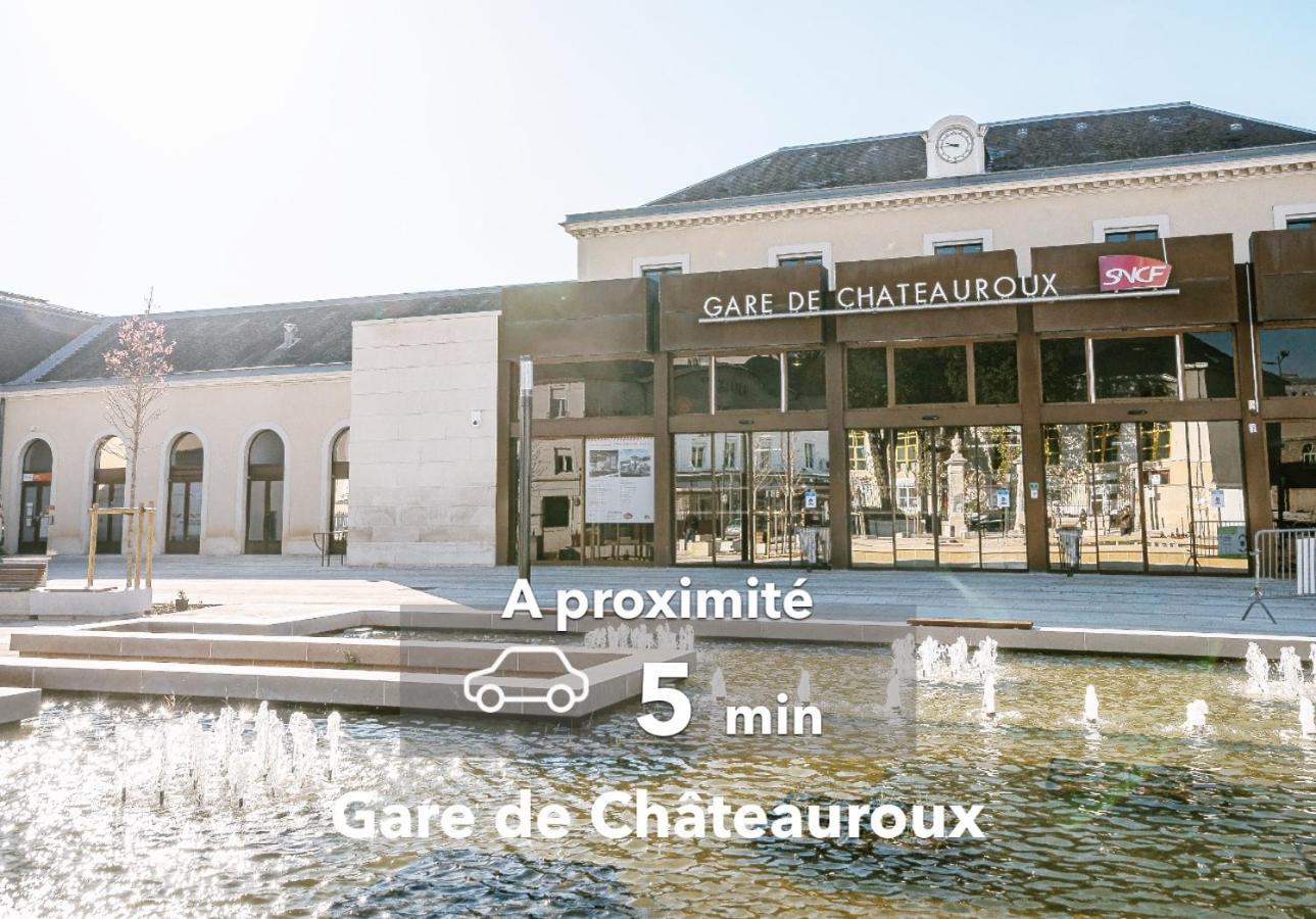 Le Studio Design ⸱ Stationnement Gratuit ⸱ Fibre Deols Exterior foto